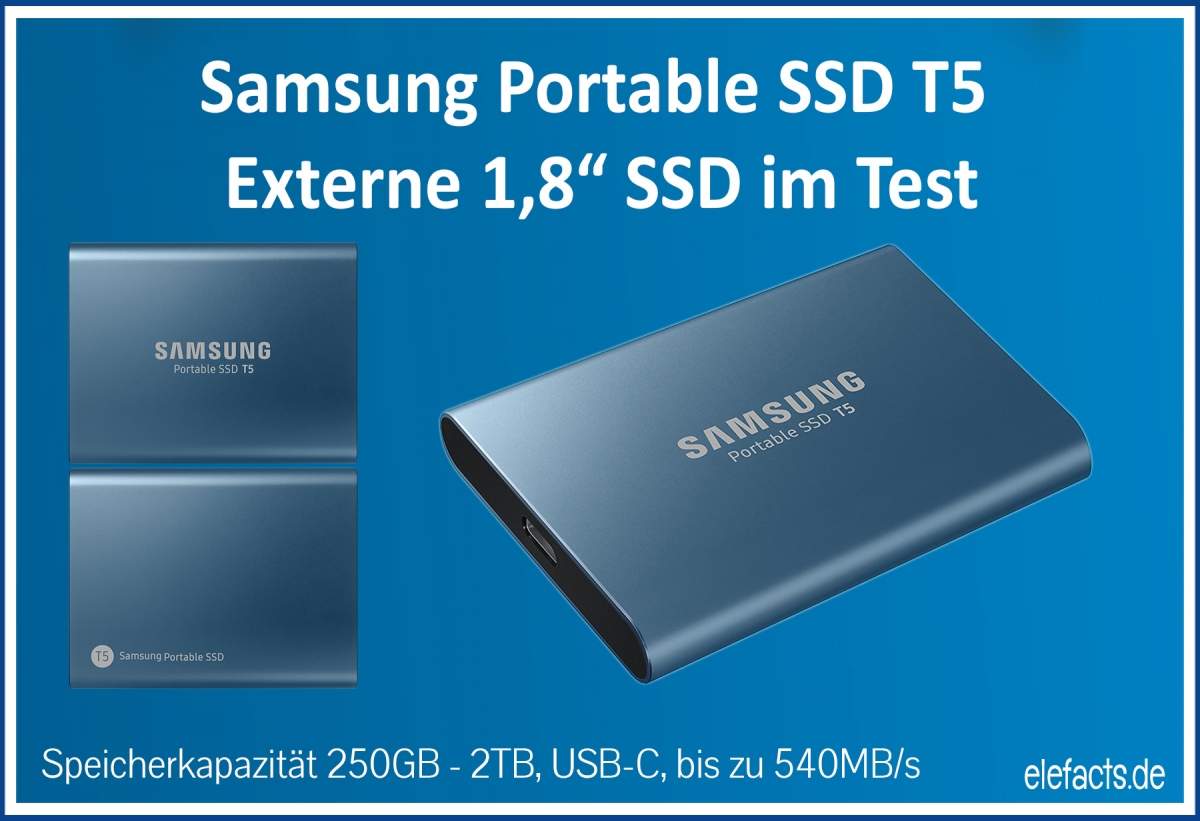 Samsung SSD T5 - Die Westentaschen SSD im Test
