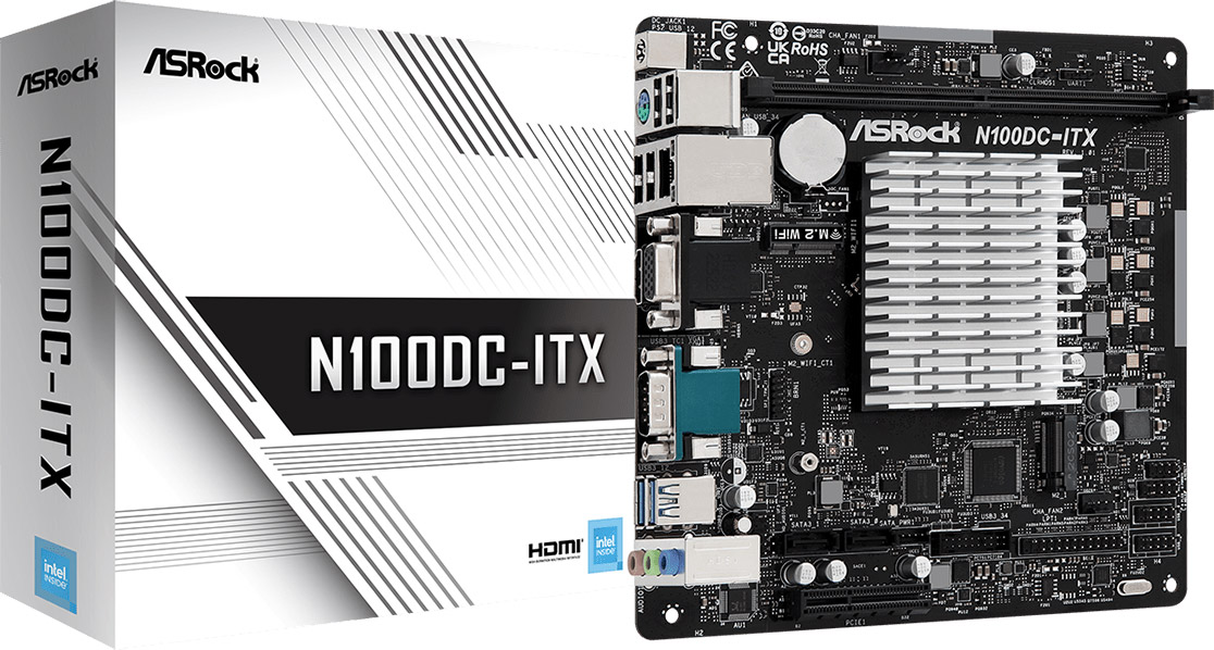 ASRock N100DC-ITX Test - Mini-ITX Mainboard mit Intel N100 Prozessor