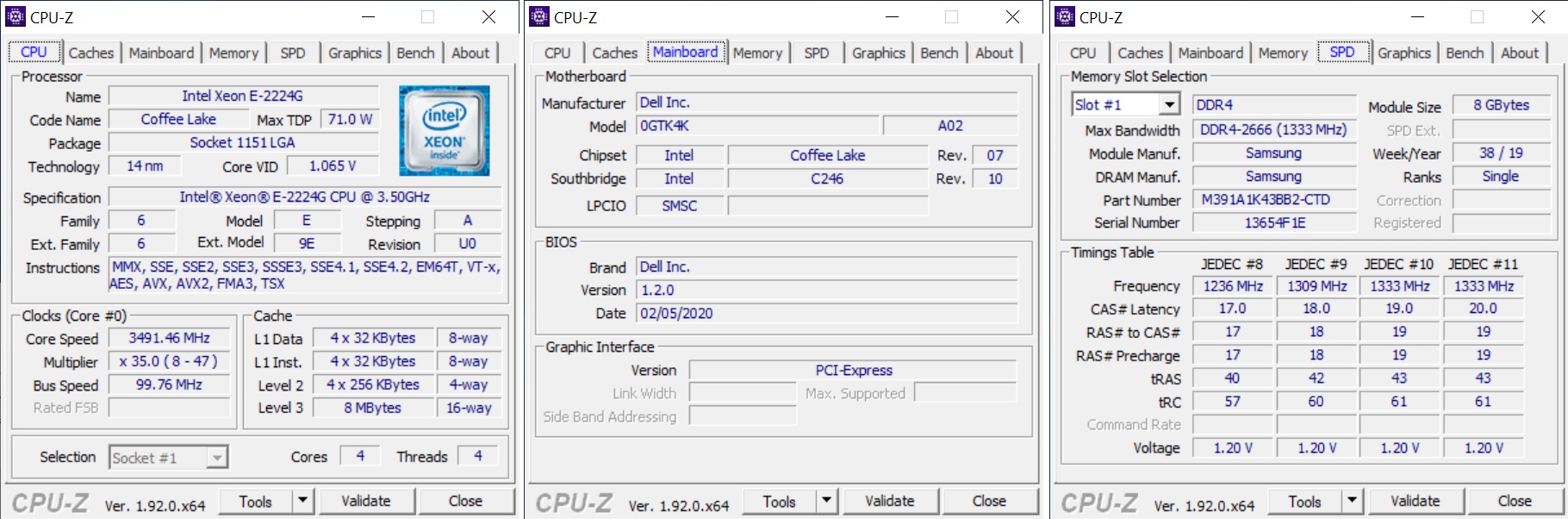Dell PowerEdge T40 (9YP37) mit Intel Xeon E-2224G im Test