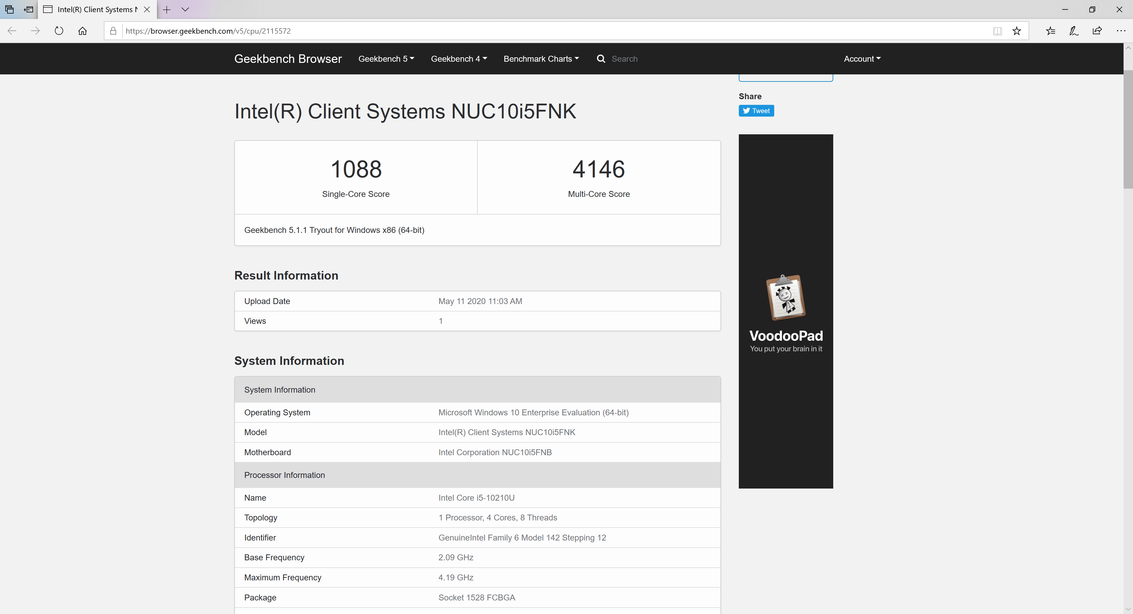 Die Intel NUC10i5FNK im Test mit Windows 10 als Office PC