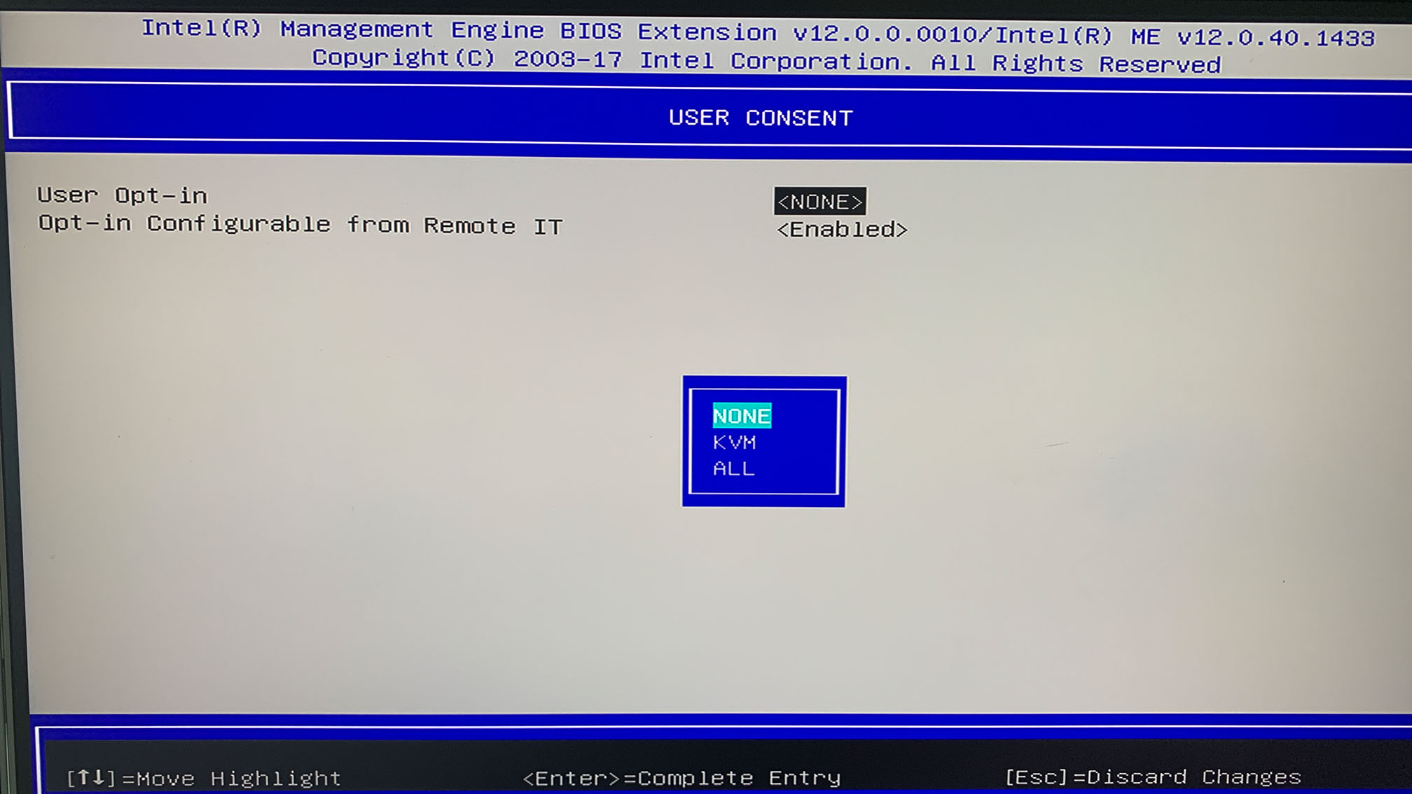 Fernsteuerung eines Computers mit der Intel Active-Management-Technik