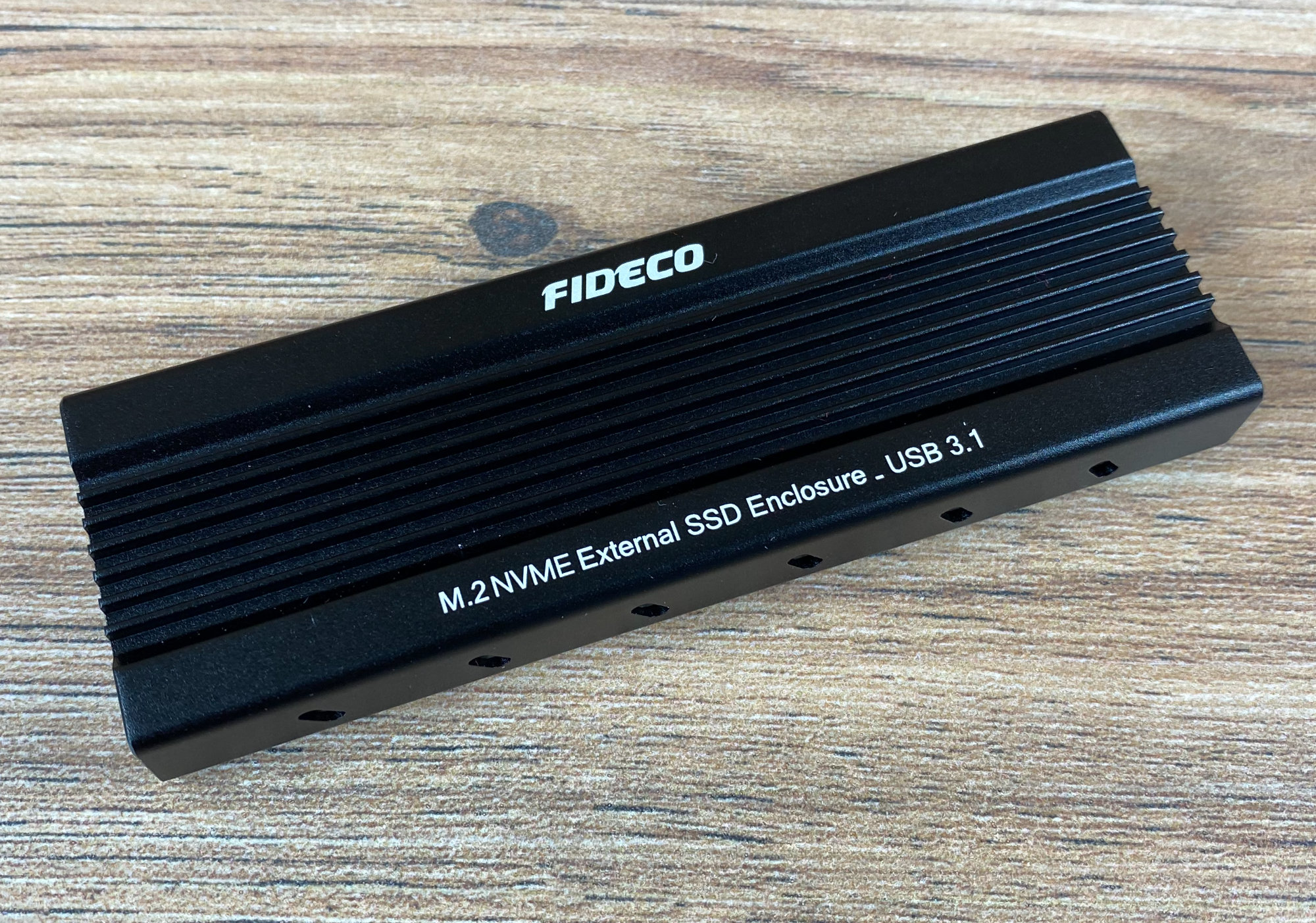 Fideco externes Festplattengehäuse USB 3.1 für PCIe M.2 NVME SSD