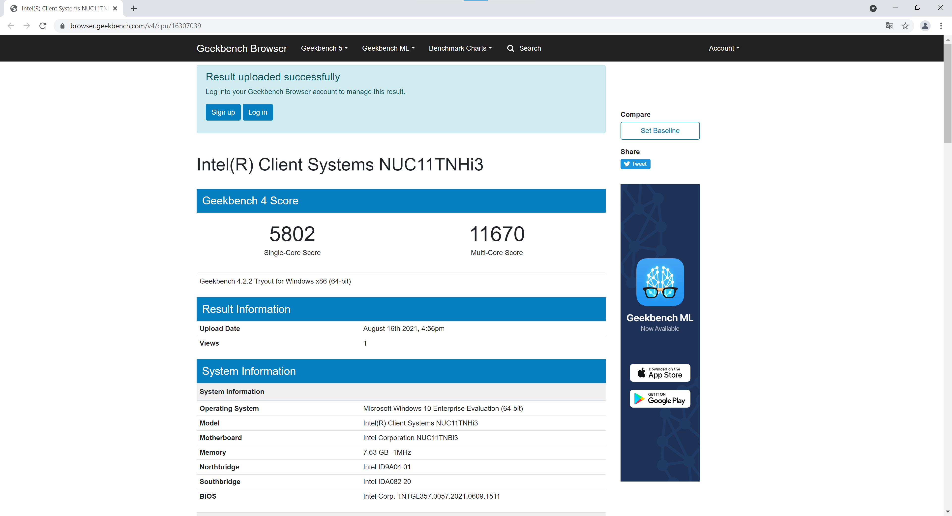 Intel NUC Pro Kit NUC11TNHi3 im Test mit Windows 10 als Office PC