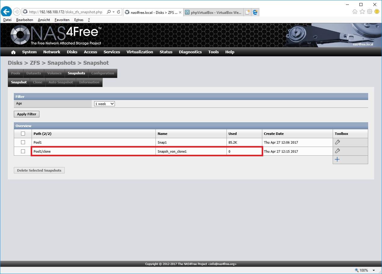 NAS4Free - Installation, Konfiguration inkl. RAID und ZFS-Grundkurs
