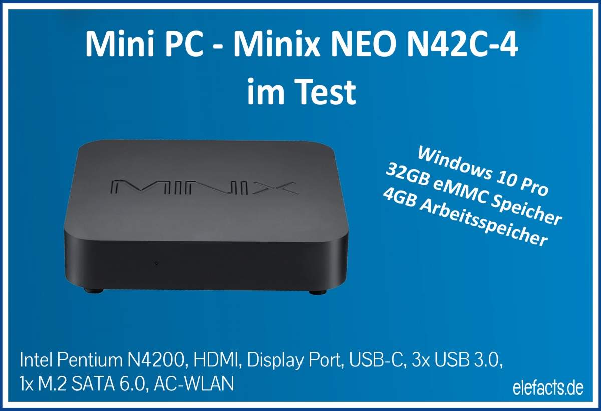 Minix Neo N42C-4 im Test unter Windows 10 und LibreELEC